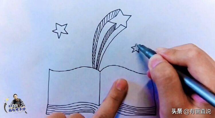 分享三款万能手抄报模板临摹素材（收藏留给孩子在家学画画）
