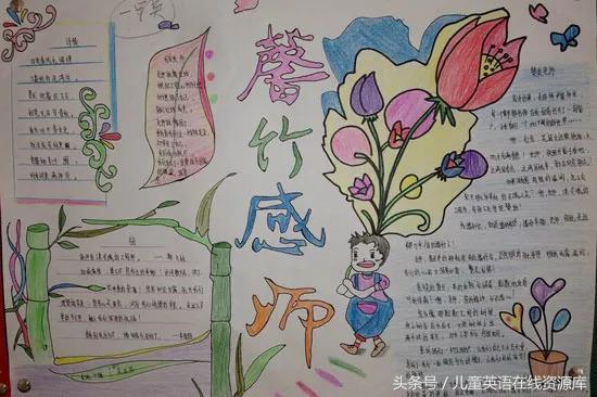 教师节感恩老师主题手抄报内容（纸短情长 感谢师恩）