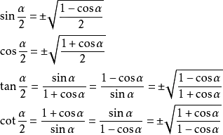 高中数学三角函数公式汇总(考试前必看)
