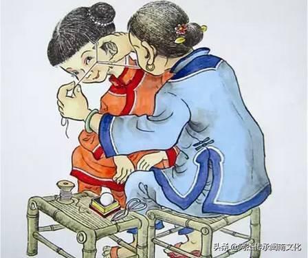 闽南老手艺绞面(古老美容法 已渐消失)